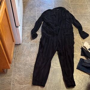 Elegant Black Sheer Jumpsuit